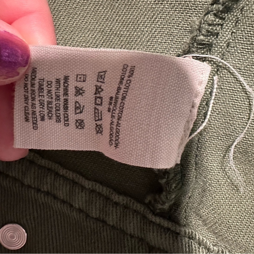 free people cropped army jacket - Picture 5 of 9